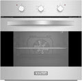 2.3 Cu. Ft. Electric Built-In Single Wall Oven in Black/Silver Tempered Glass C40059