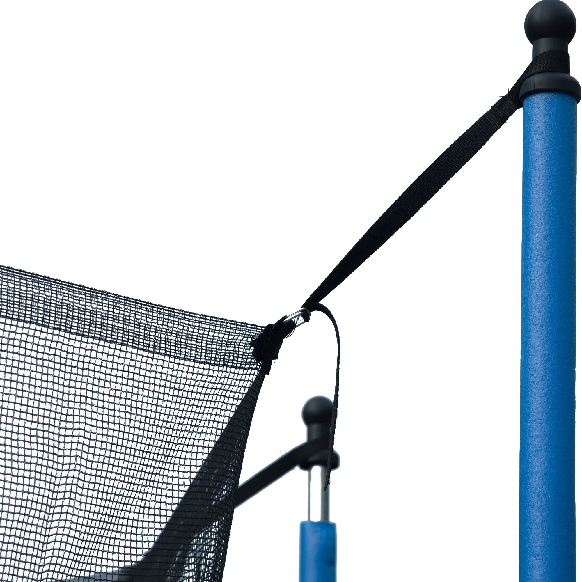 14FT Outdoor Trampoline with Basketball Hoop, Ladder and Safety Enclosure Net T321