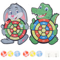 2 Sets Dart Board Game with Sticky Balls E817523