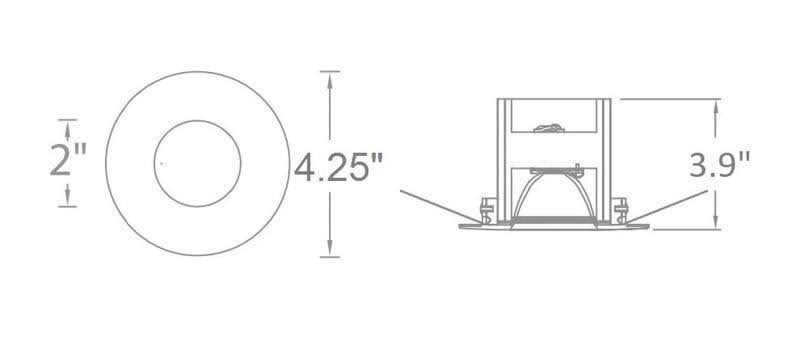 LED Spot Beam Round Recessed Trim O956525