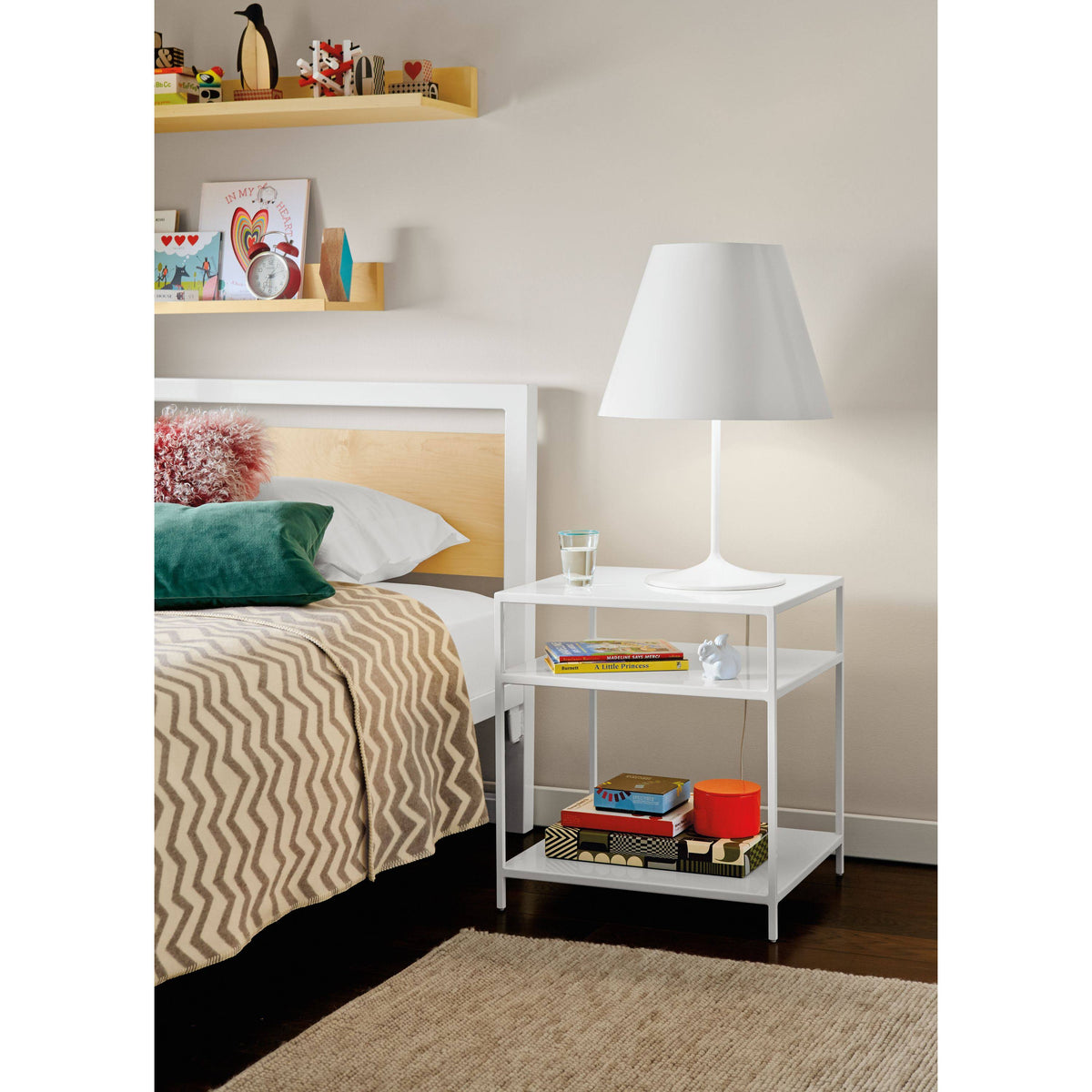 Slim End Table Slate Blue S48252