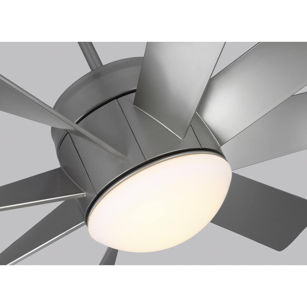 56x22 LED Ceiling Fan Brushed Steel I670