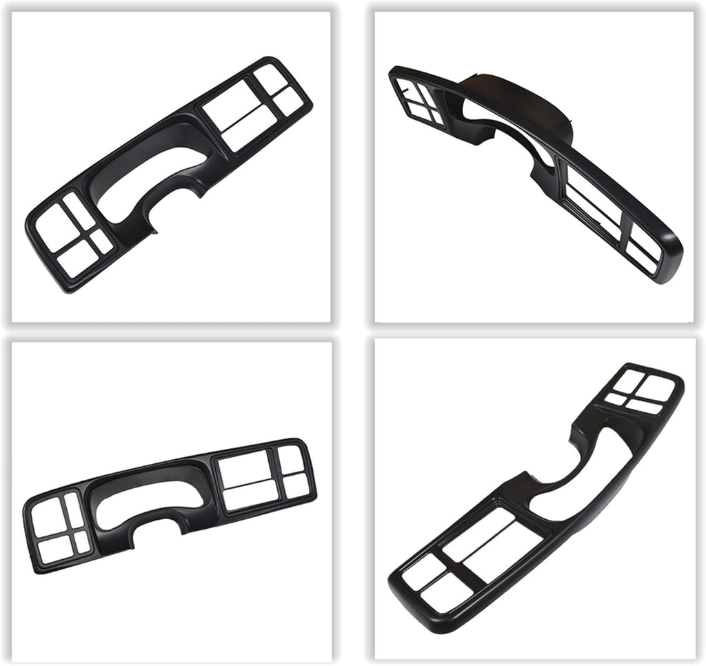 Double Din Truck Dash Kit Replacement Matte Black W174