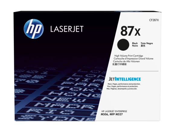HP 87X High Yield Black Original LaserJet Toner Cartridge J513618