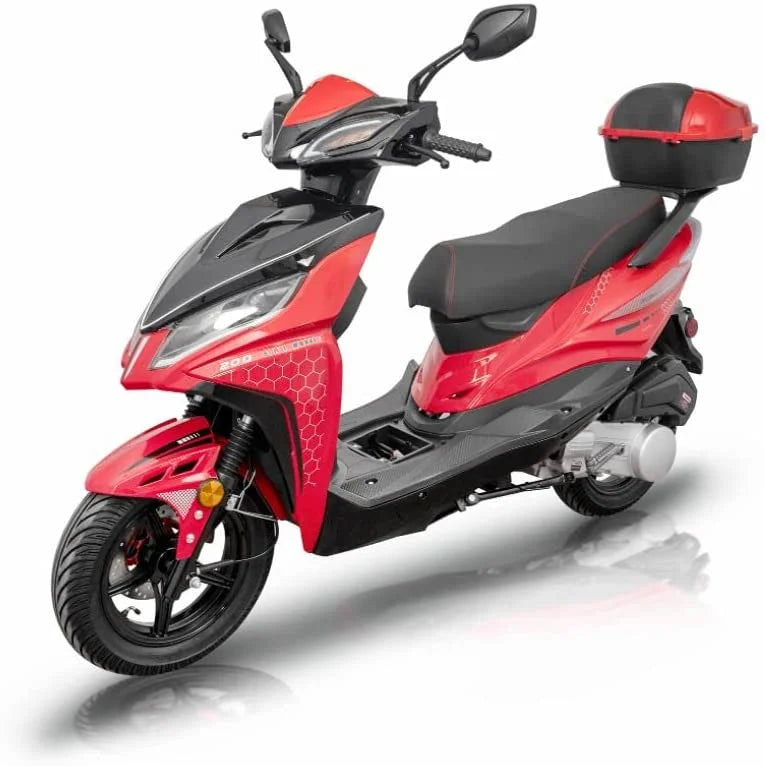 Black Force 200 EFI Scooter Moped P370432