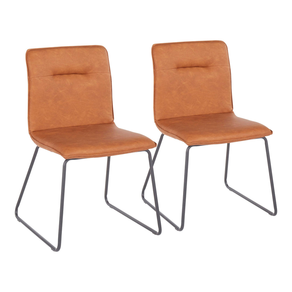 Industrial Dining Chair (Set of 2) Grey Q13774