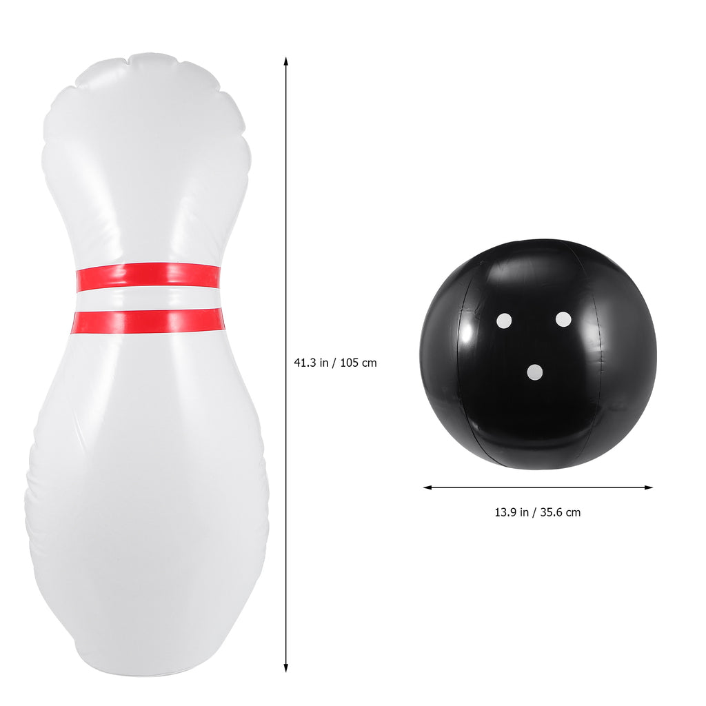 Inflatable Bowling Set Indoor Outdoor Game V6036