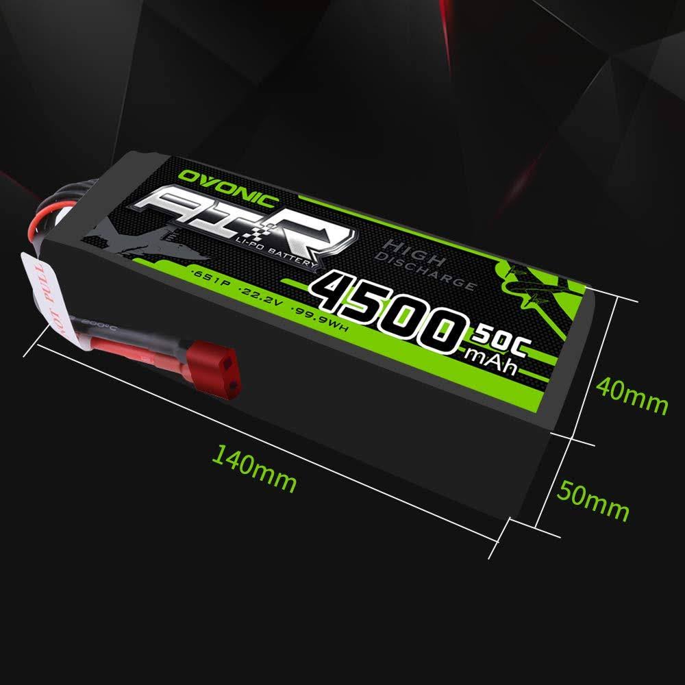 6s 22.2V 4500mAh 50C Lipo Battery with Deans Plug I33545