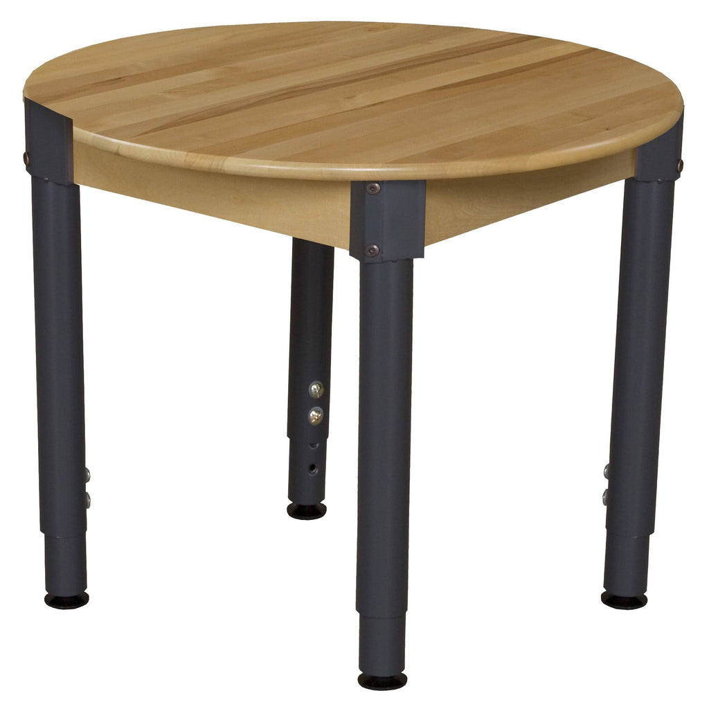 Round Hardwood Table with Legs I2544
