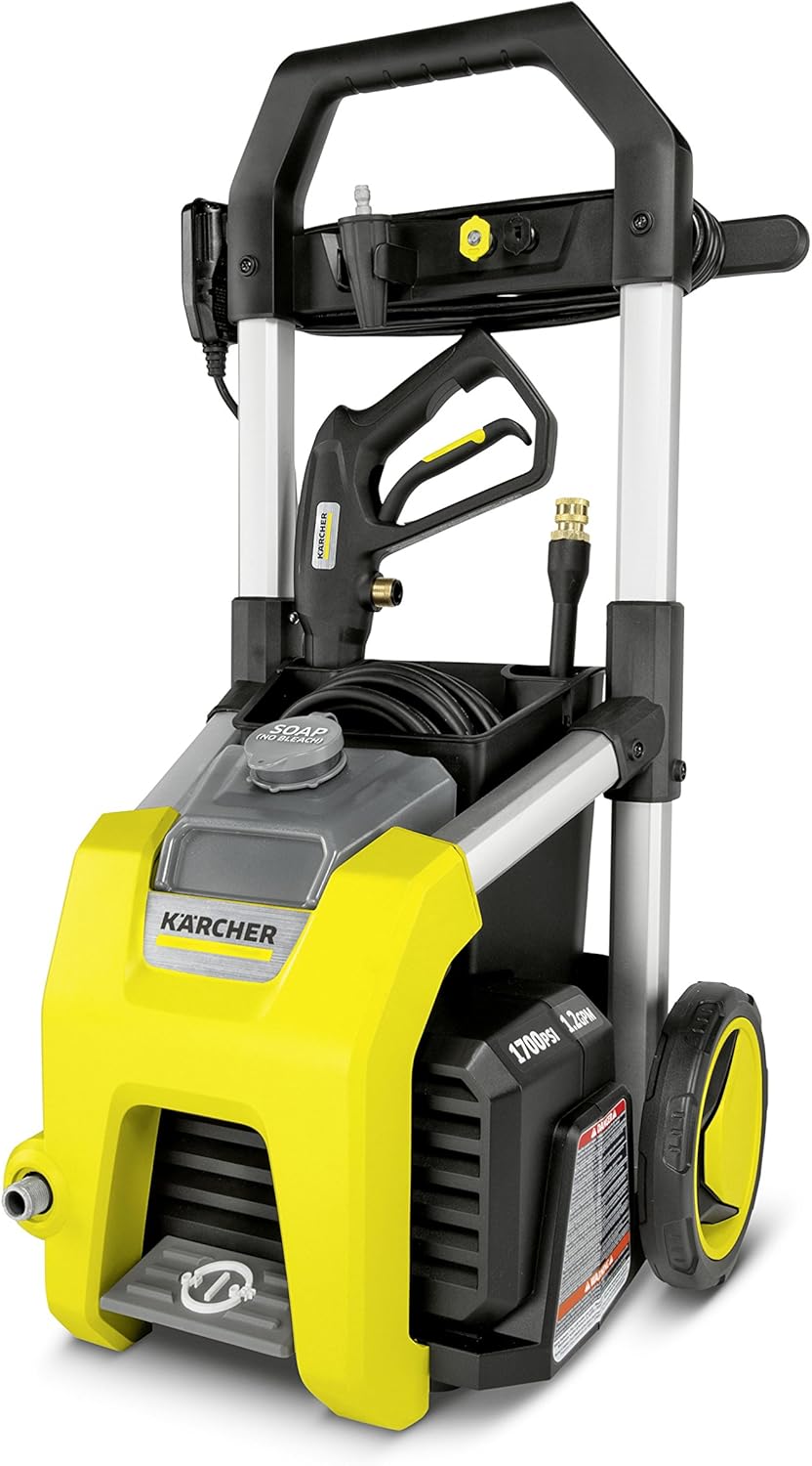 1700 PSI Electric Power Pressure Washer with 3 Nozzle Attachments S997308