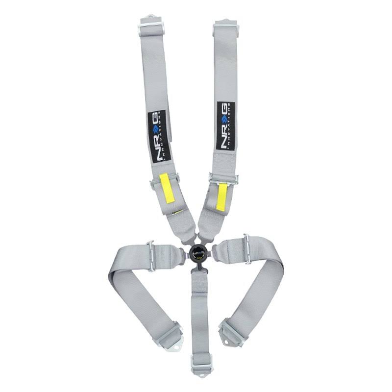 5-Point SFI Cam Lock Seat Belt Harness, Silver J439