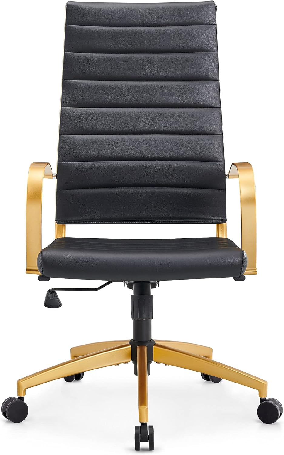 Gold Black Ergonomic High Back Swivel Office Chair G89865