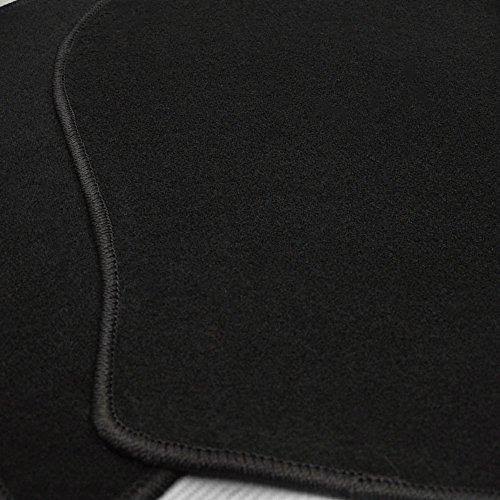 4 Pcs Black Nylon Floor Mats P309786