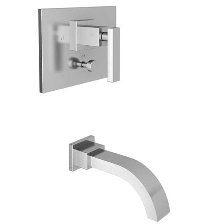 White Pressure Balance Tub & Shower Trim V7720