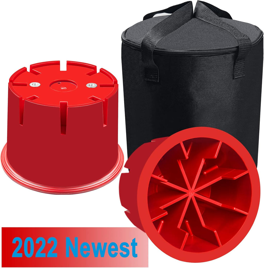 Jack Block for RV Travel Trailer, Fifth Wheel, Popup Camper, Toy Hauler, Supports up to 10000 lbs per Block L451