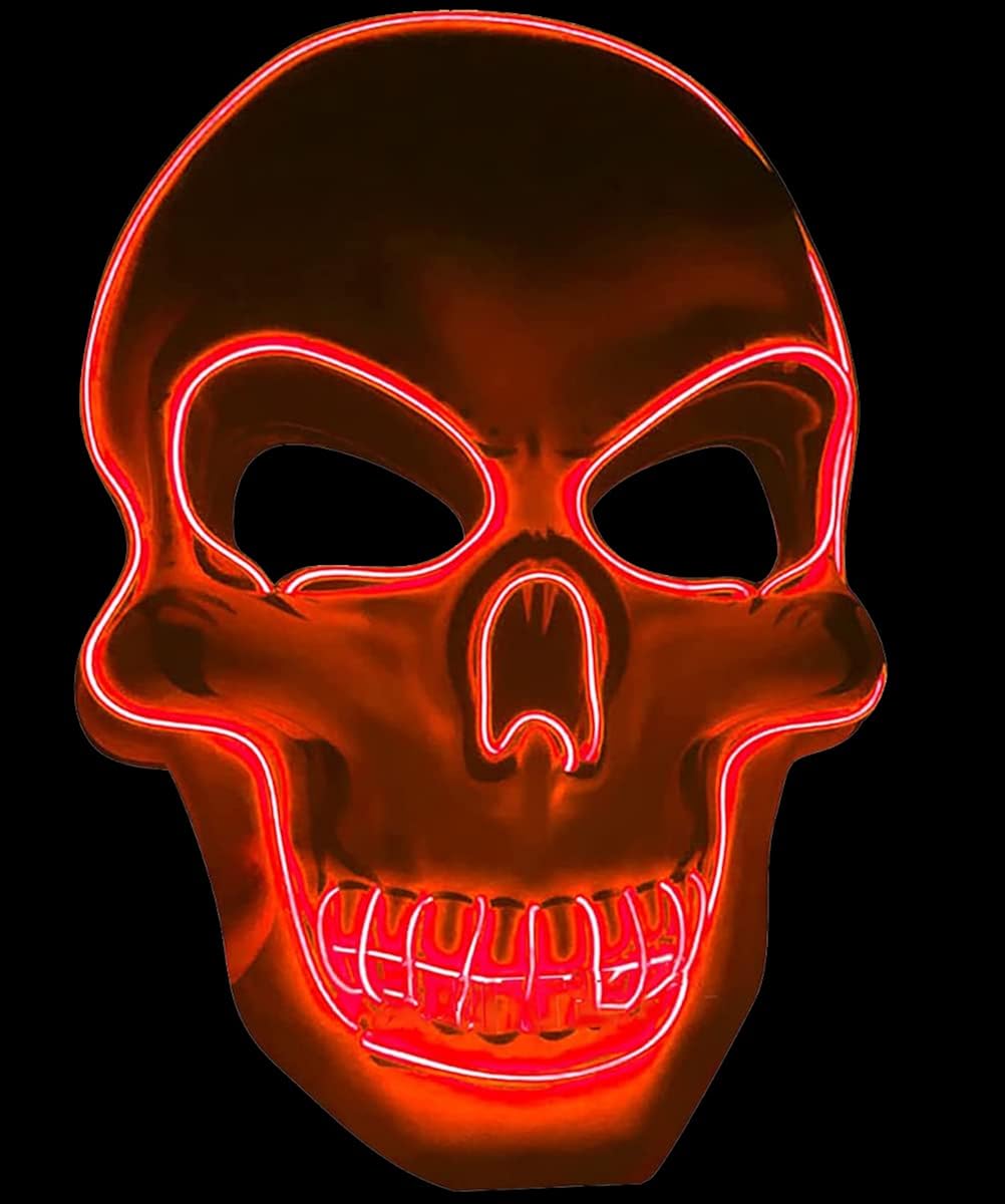 Halloween LED Light up Masks, Pack of 2 M419283