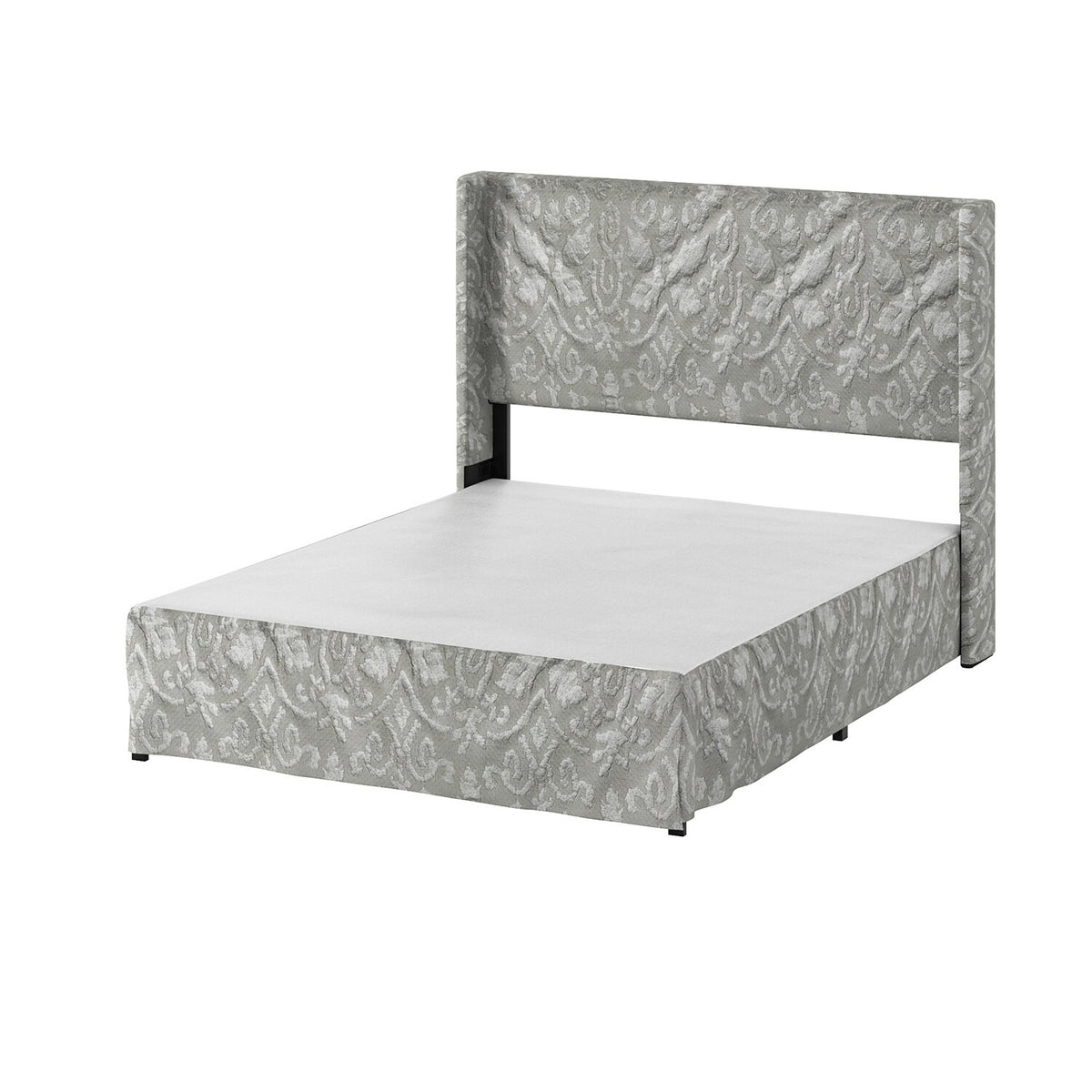 King Upholstered Bed with Washable Slipcover E350