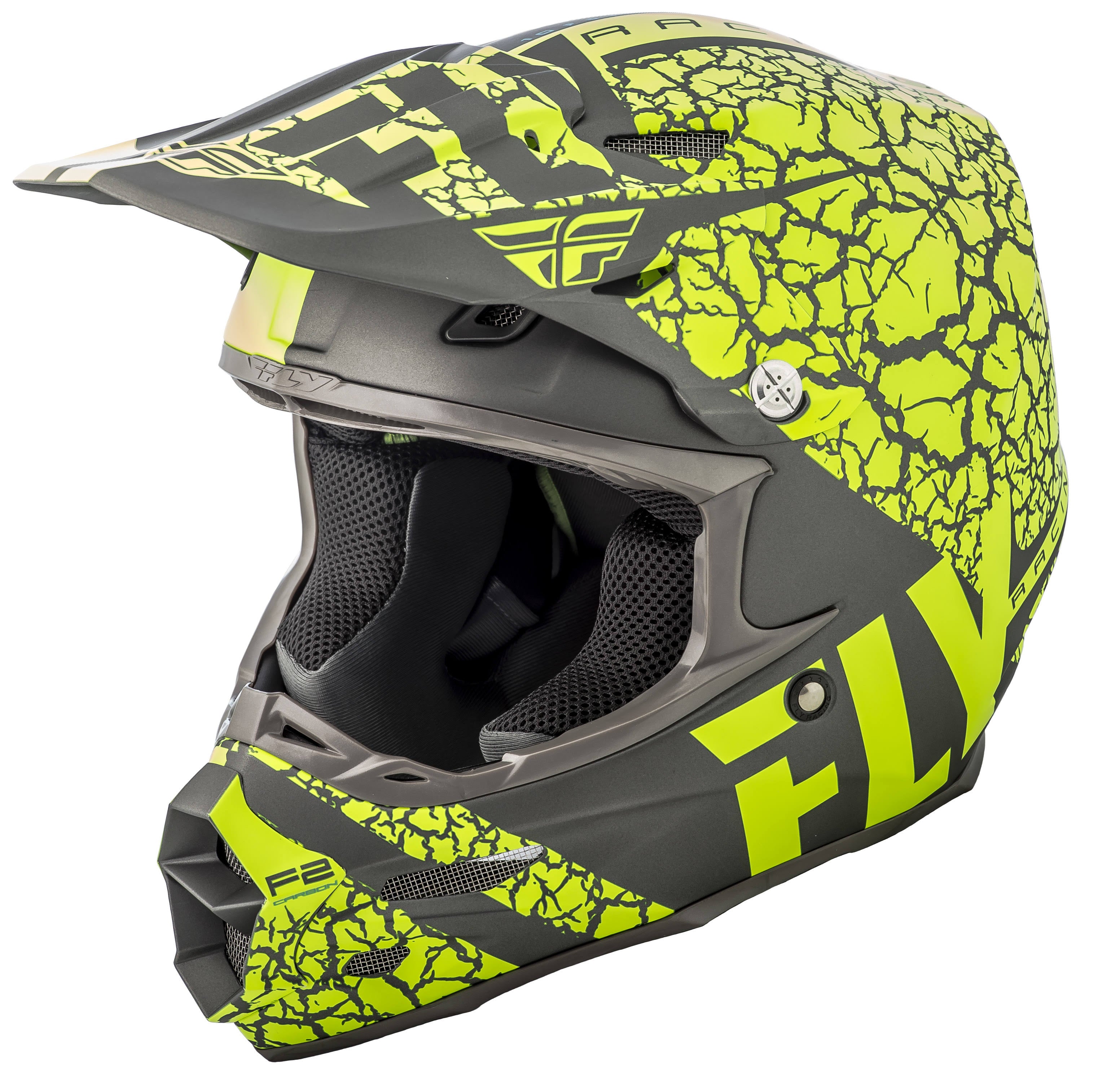 Matte Grey/Hi-Vis F2 Carbon Helmet A657554