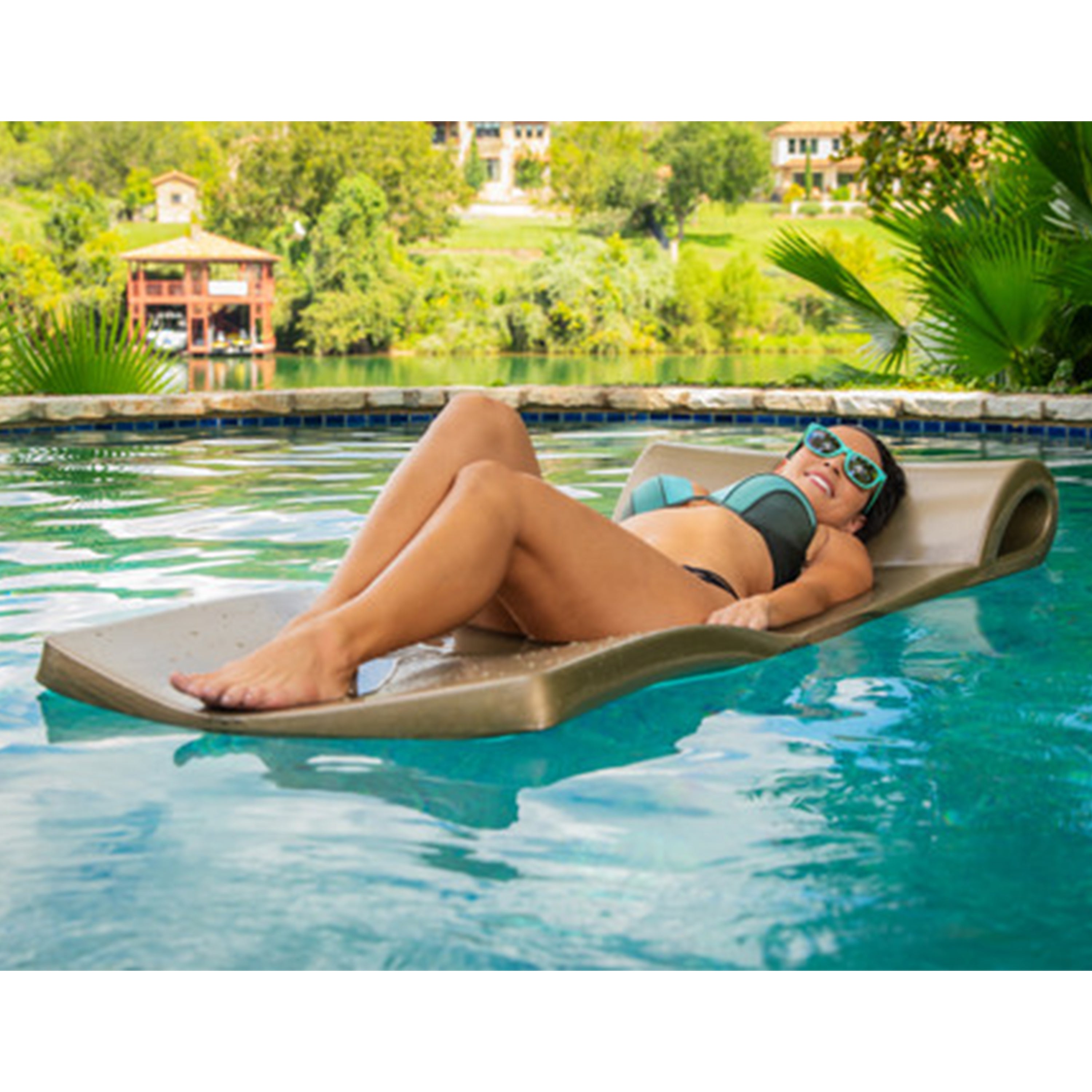 Mint Green Foam Pool Lounge Float N11557