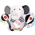 3PCS Soft High Contrast Black and White Baby Rattles N681