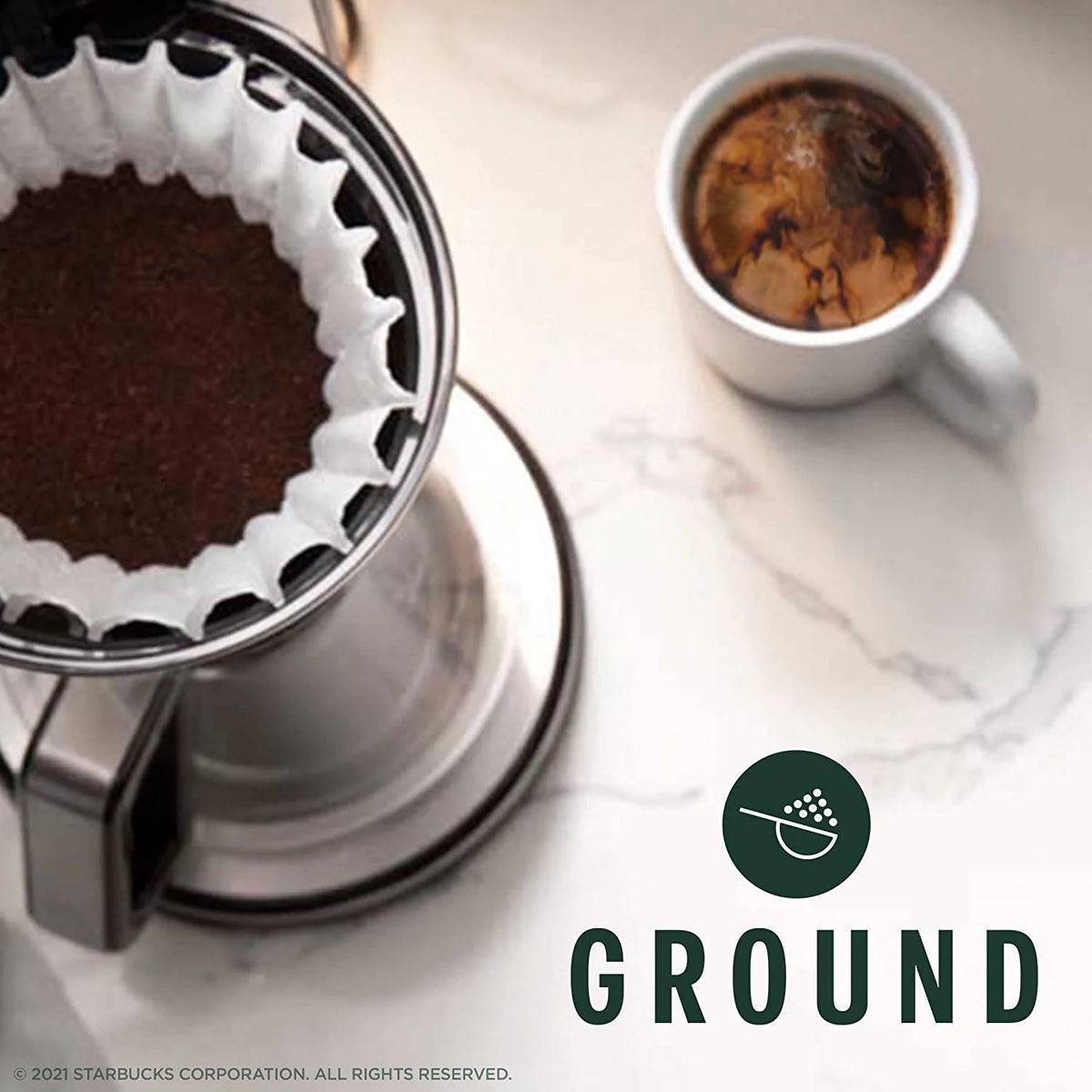 Mocha Flavored Ground Coffee 11 oz Pack of 2 X191