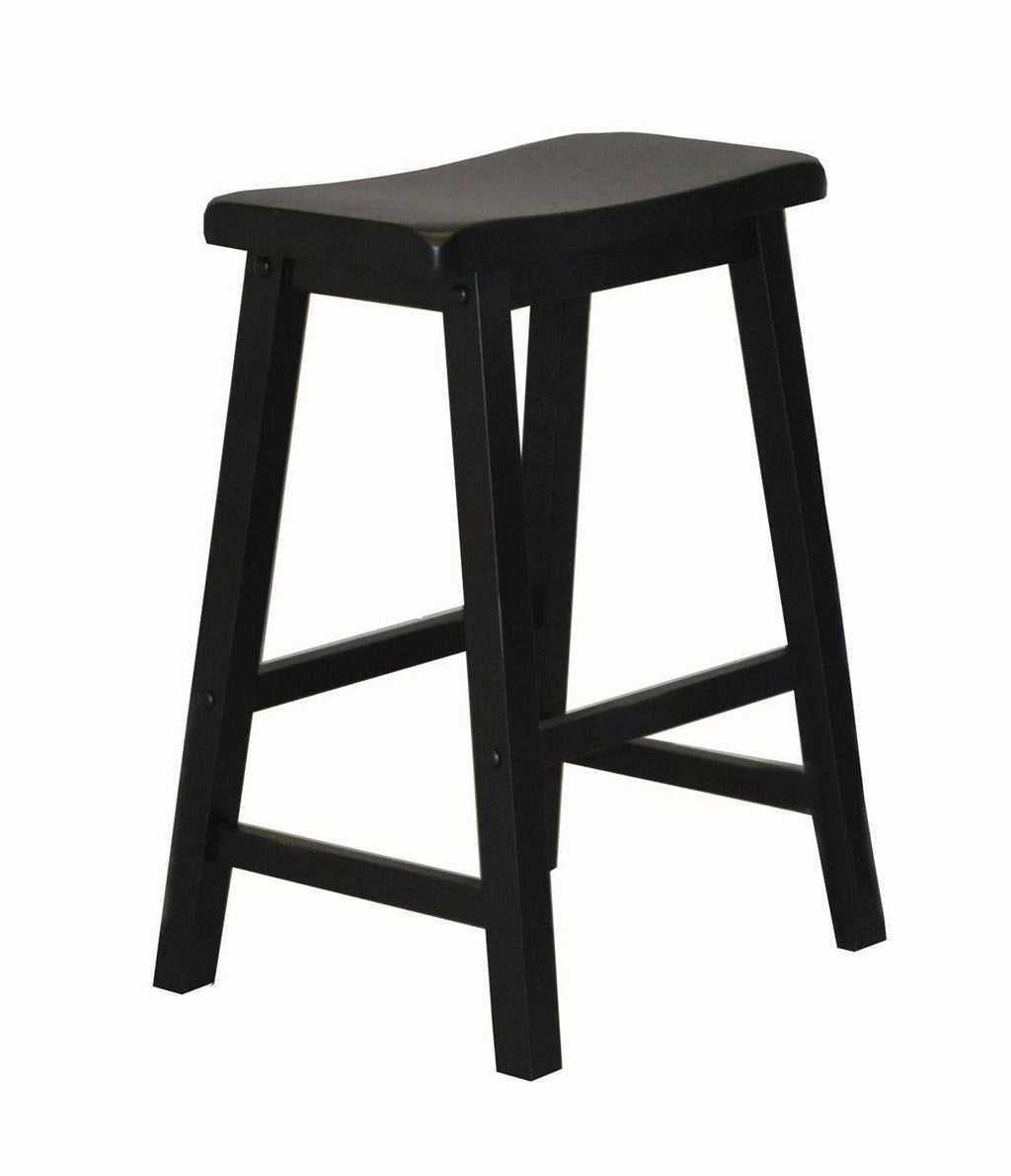Black Saddle Stool H636