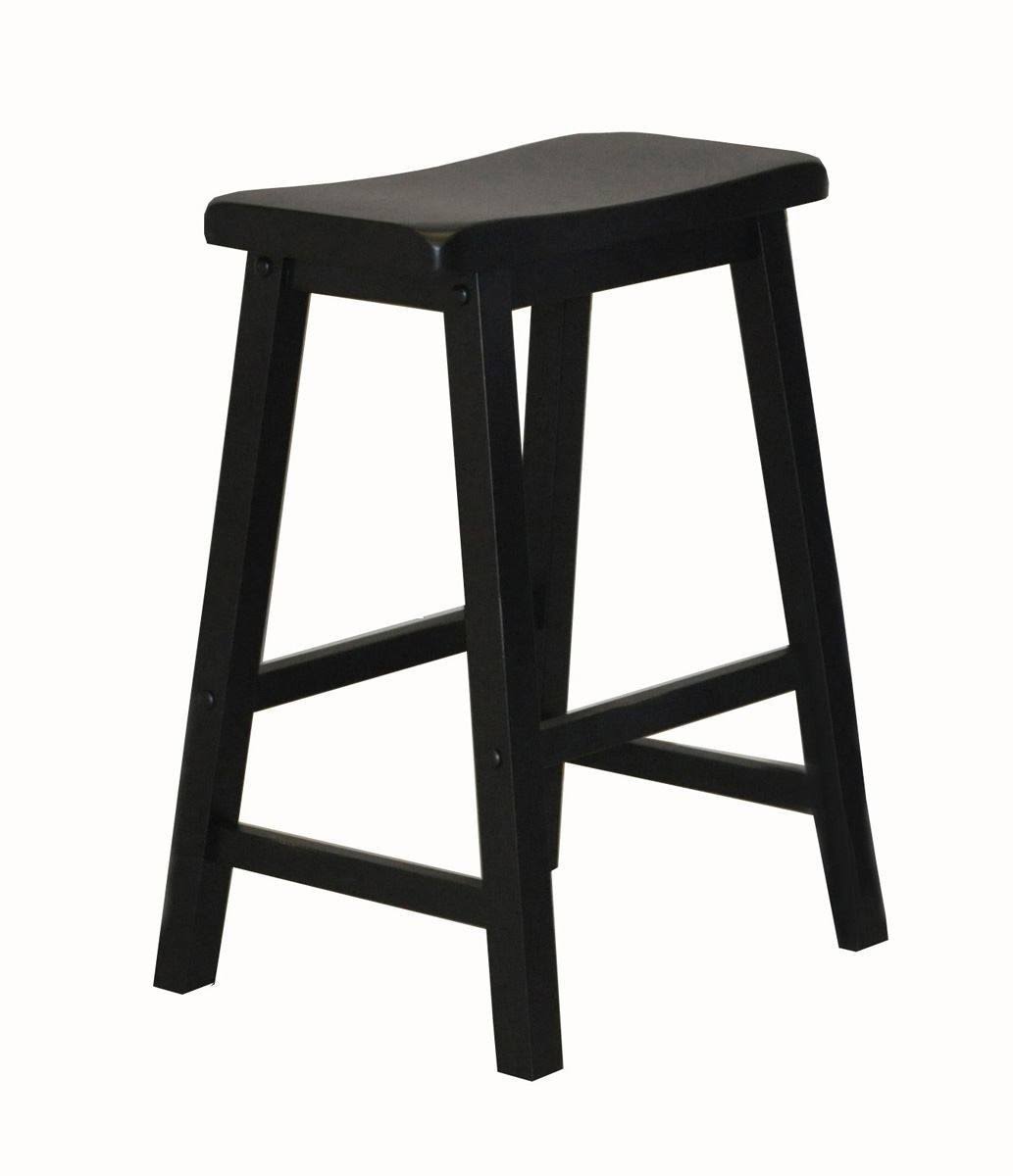 Black Saddle Stool H636