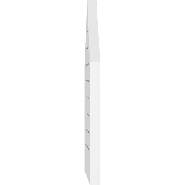 Peaked Top Surface Mount PVC Gable Vent W3716