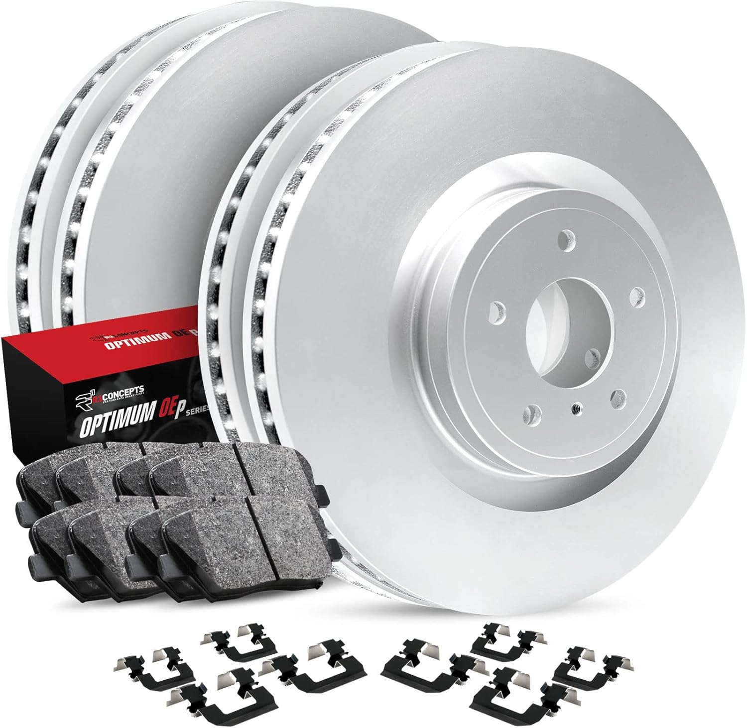 Carbon Brake Rotors with Pads and Hardware Kit U876997