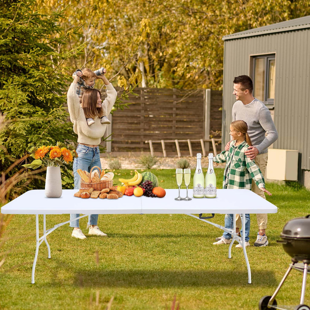 8ft Multi-purpose Outdoor Folding Picnic Table J611