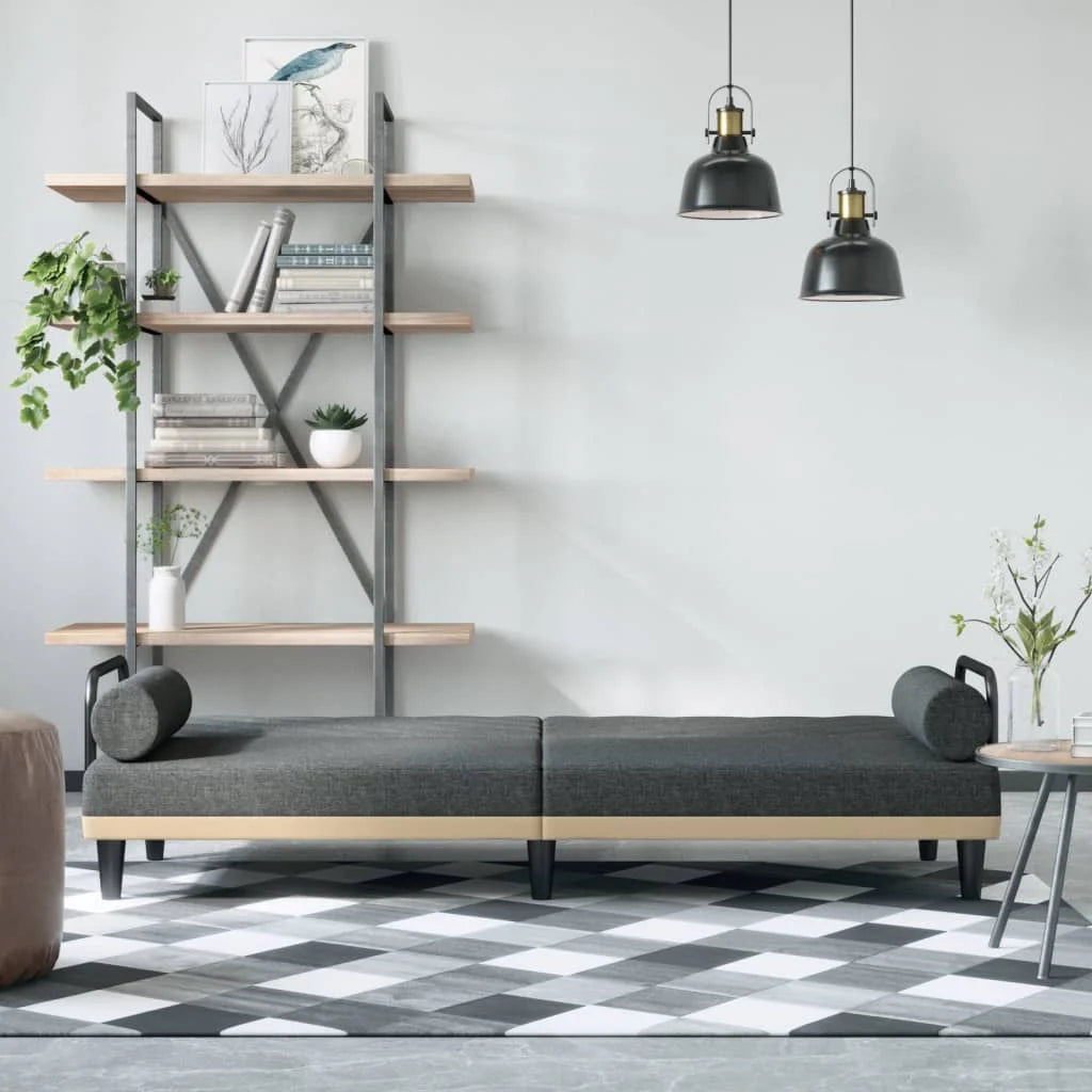 Dark Gray Fabric Sofa Bed K5801
