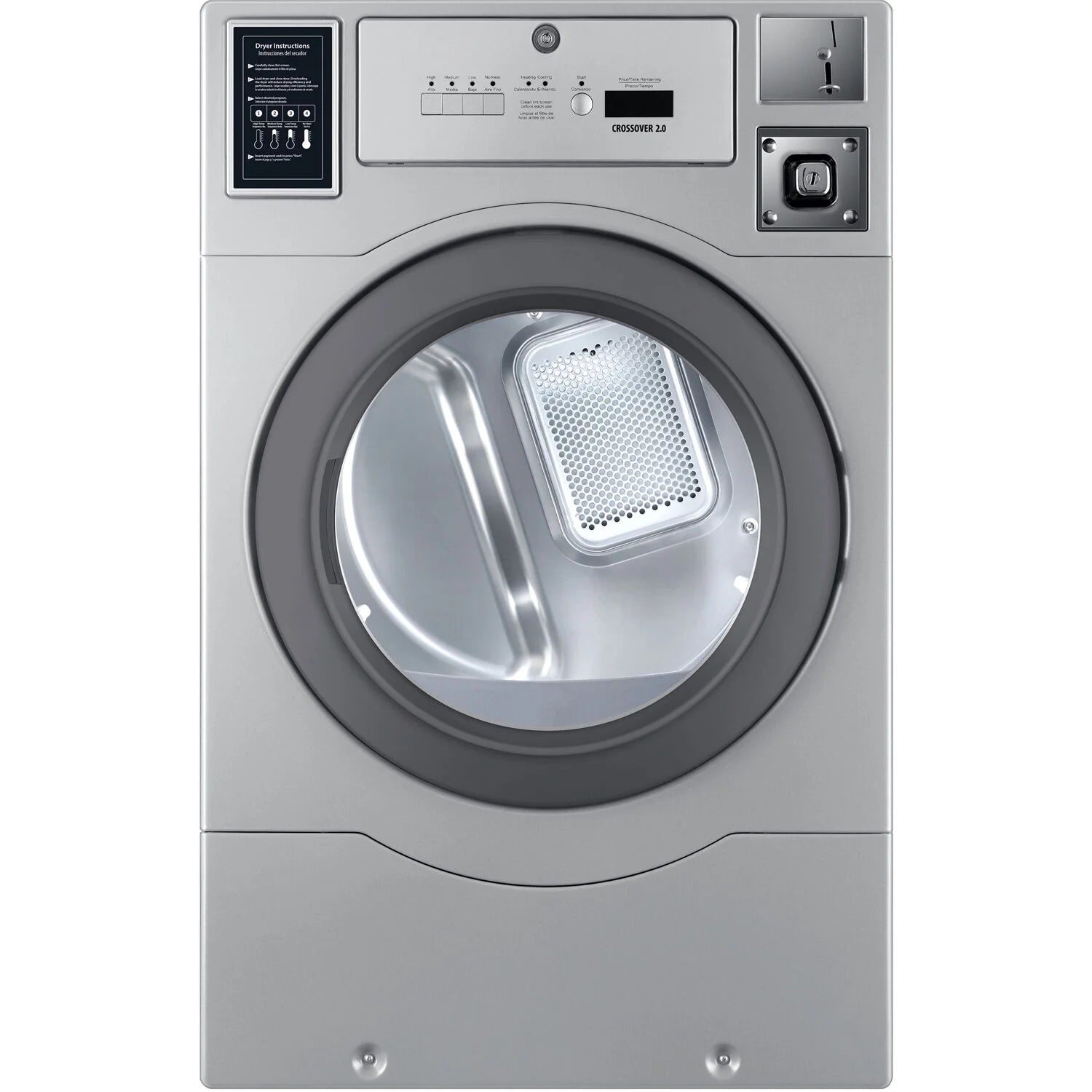 Coin-Operated Electric Dryer with Top Controls Q6188