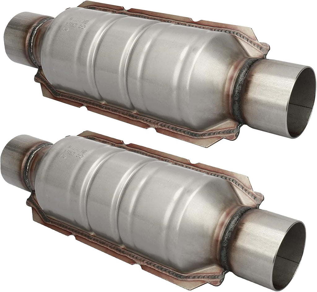 2.5" Inlet/Outlet Universal Catalytic Converter with O2 Port & Heat Shield M969723