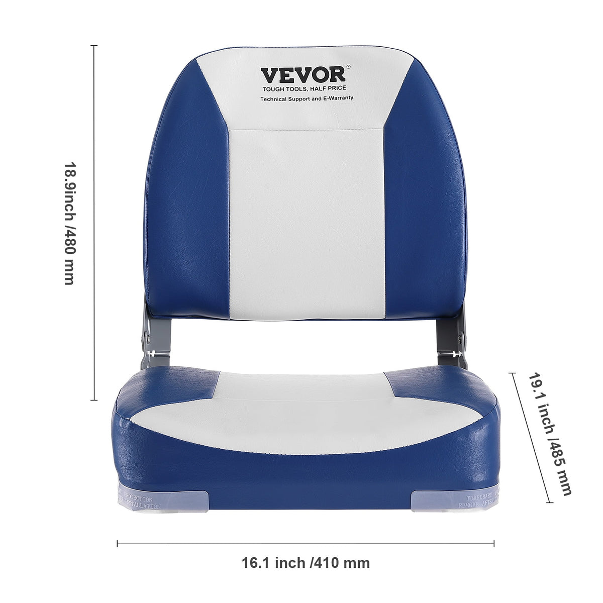 Low Back Fold-Down Fishing Boat Seat Chair K2457