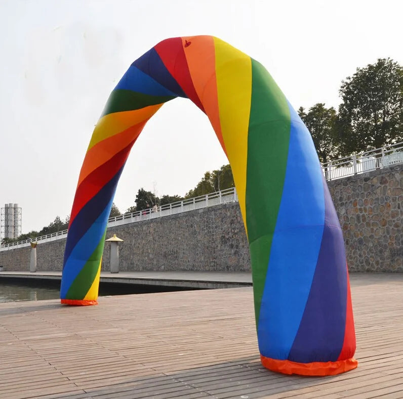 32.8ft Inflatable Rainbow Arch with Blower R62231