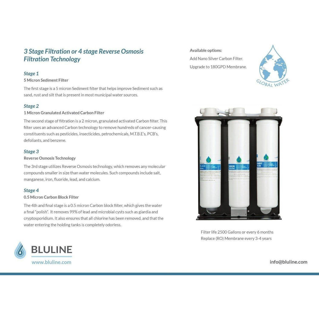 Silver Stainless Steel Bottleless Water Cooler I712548