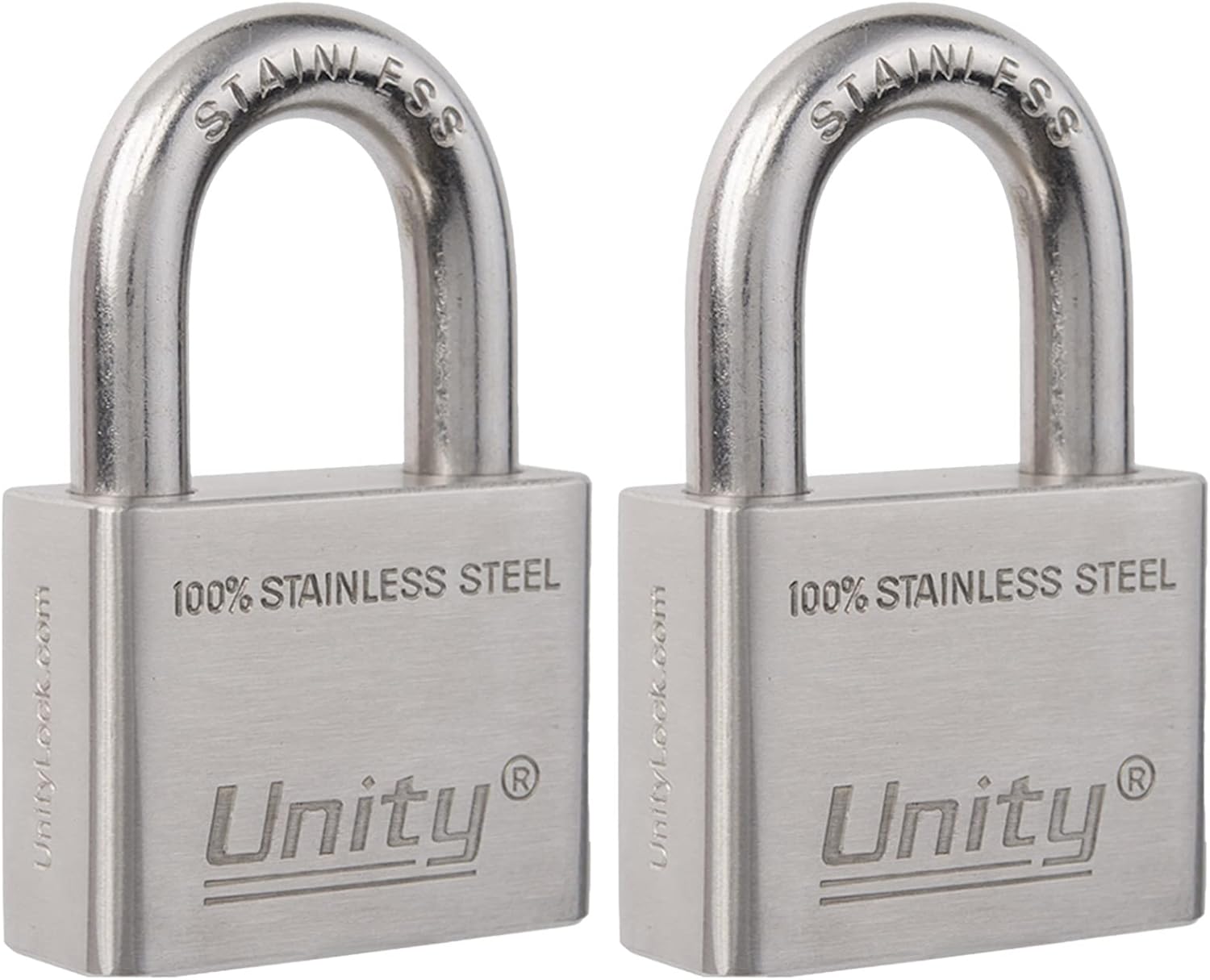 100% Stainless Steel Keyed Alike Marine Lock, Pack of 2 (50mm) R9790