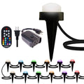 12 Lifetime Seasons LED Landscape Mini Puck Lights (22ft) White F8595