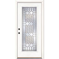 33.5 in. x 81.625 in. Unfinished Smooth Fiberglass Prehung Door A58098