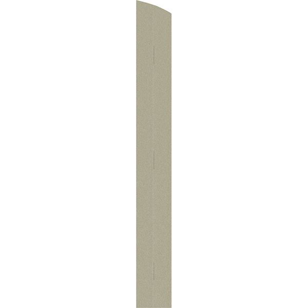 Rustic Faux Wood Shutters with Elliptical Arch Top P351999