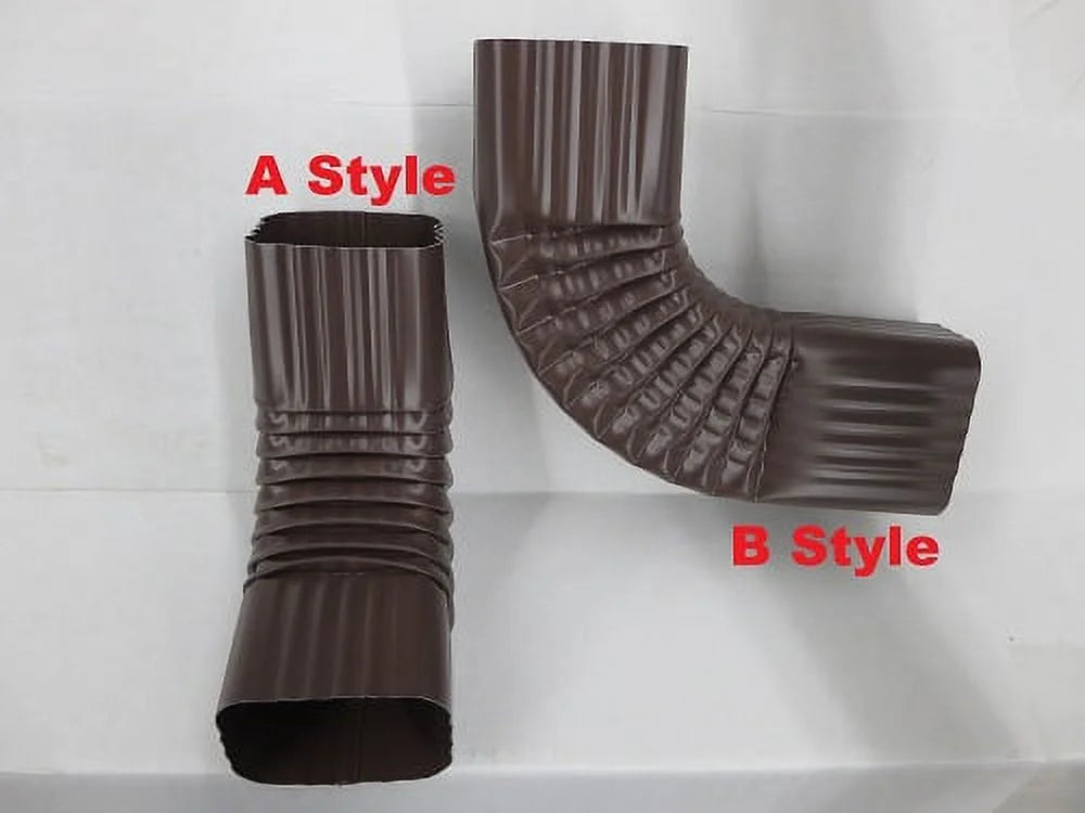 Aluminum Offset Downspout Elbow (3x4 A, ROYAL BROWN) C49507