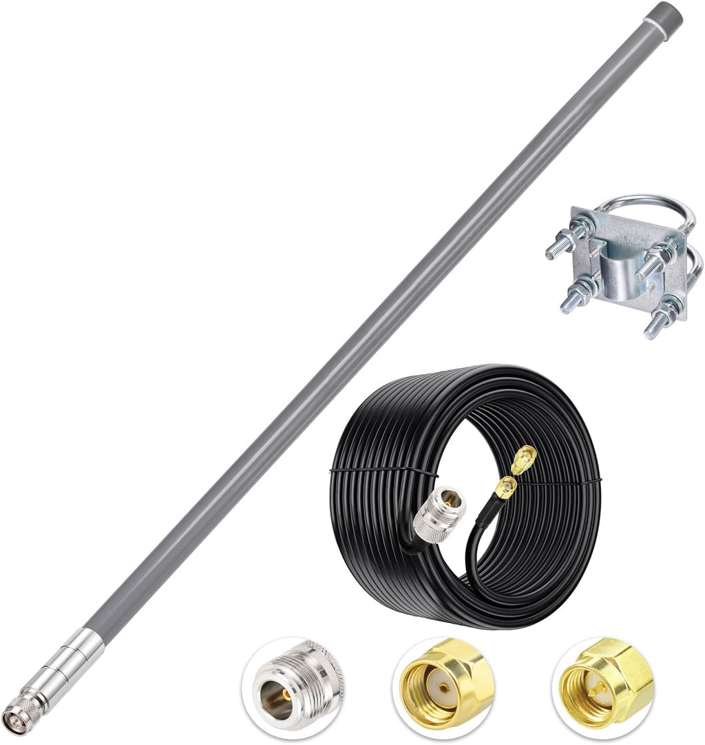 31.5inch 5.8 dBi 915MHz Antenna with 10ft Low Loss Cable E397323