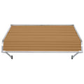 36-in Wide x 24-in Projection Solid Fixed Door Awning in Brown X3882