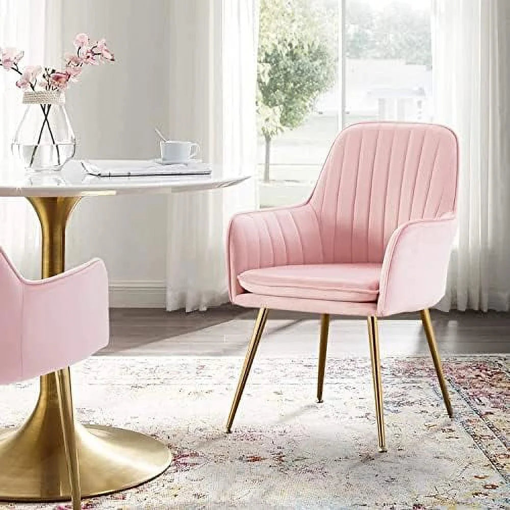 Beige Velvet Accent Chair R735