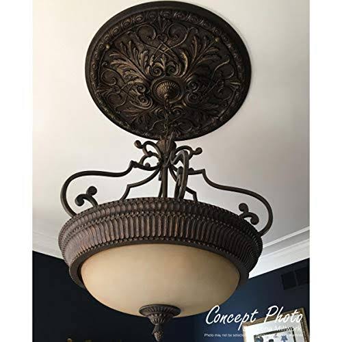 13 1/8x22OD x 8x22ID x 5/8x22P Ceiling Medallion T35807