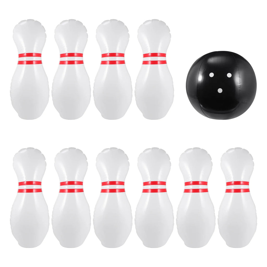 Inflatable Bowling Set Indoor Outdoor Game V6036