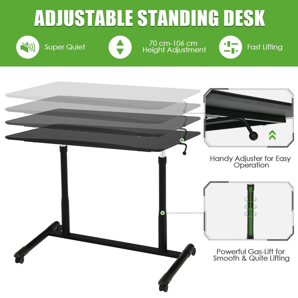 Black Height Adjustable Standing Desk K335