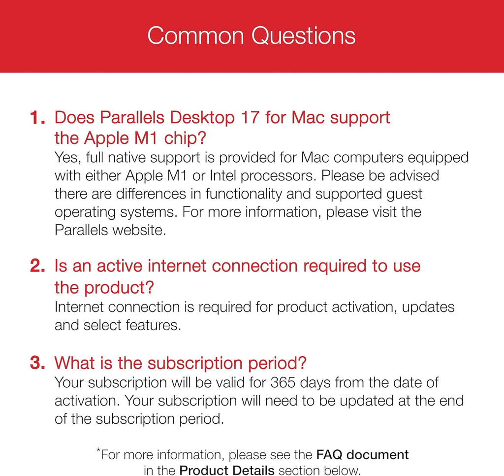 Parallels Desktop 17 for Mac Pro Edition Virtual Machine Software 1-Year Subscription N92558