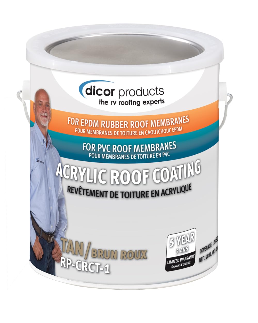 Tan Acrylic Roof Coating Z264942