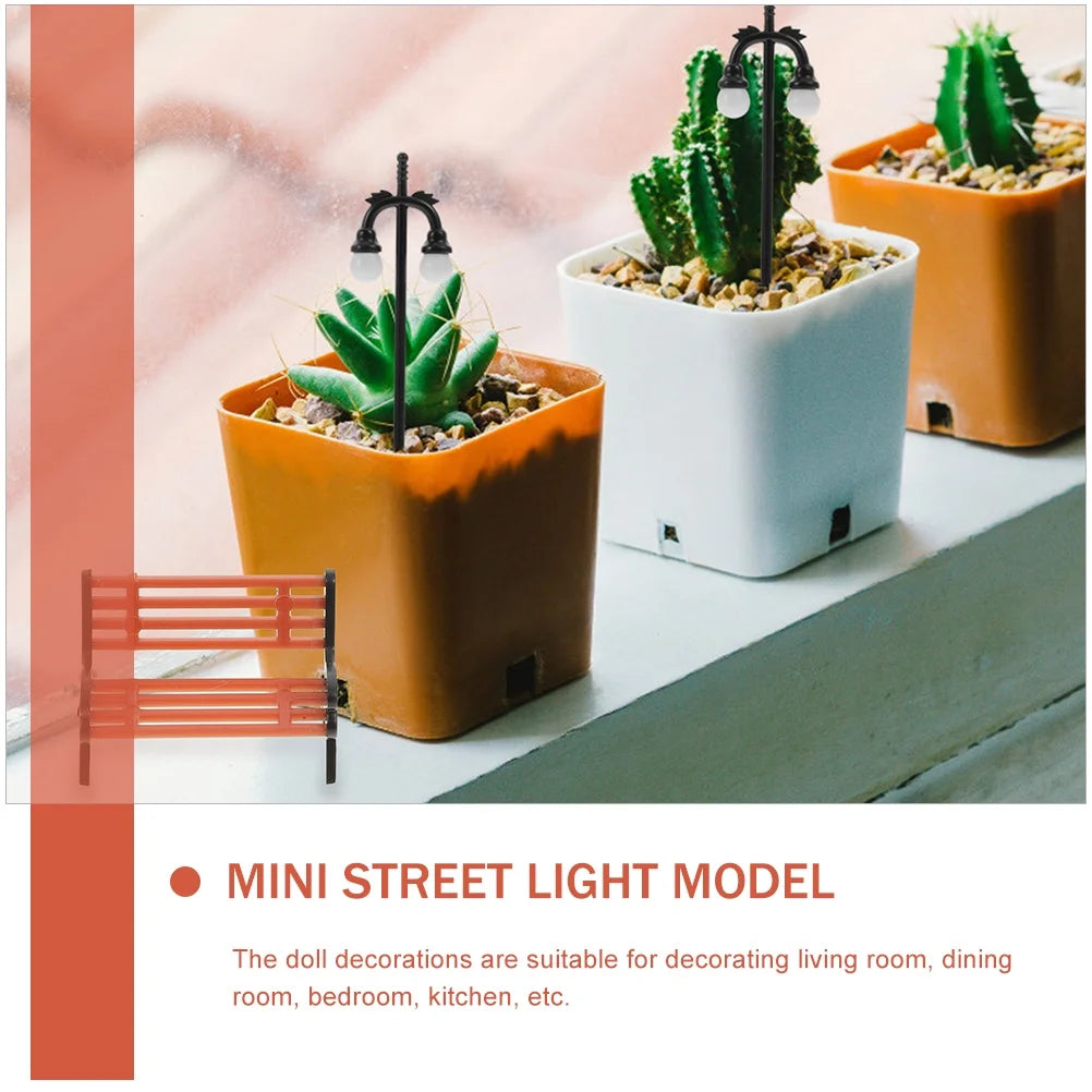 18 Pcs Mini Street Lamp Ornaments M480969